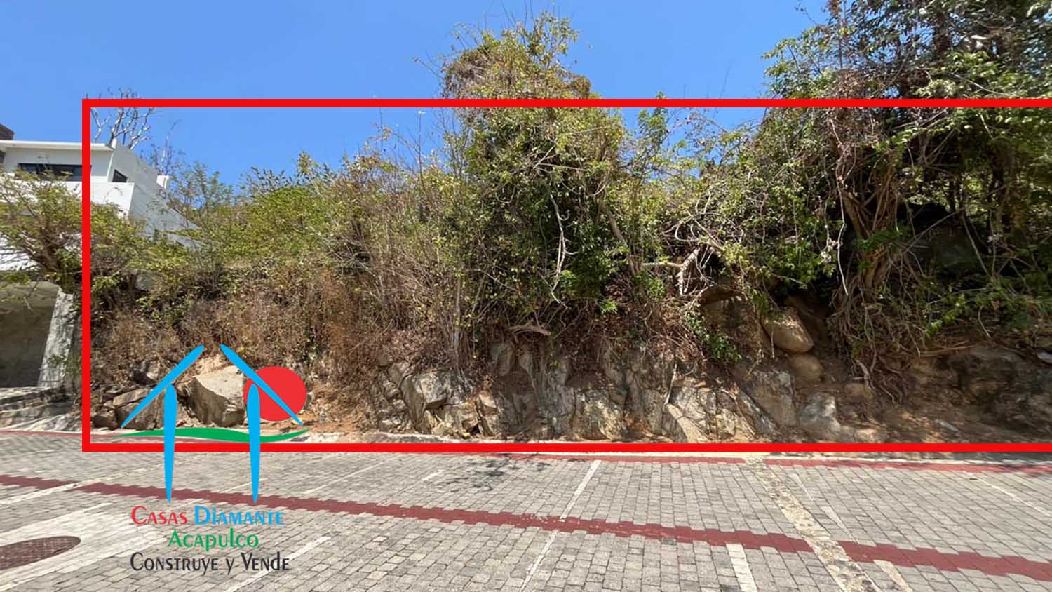 Terreno Brisas del Marqués Manzana F Lote 107 - Vista desde la calle 1